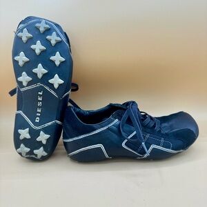 Vintage Y2K Diesel Aquila Sneakers Square Toe Black,‎ Women’s 7, EUC, Rare